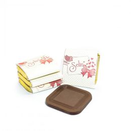 Nin Chocolate 125 Adet Pembe Kuş Kız Bebek Dökme Bebek Çikolatası