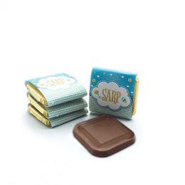 Nin Chocolate 70 Adet Mavi Bulut Erkek Bebek Dökme Bebek Çikolatası