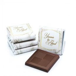 Nin Chocolate 80 Adet Dökme Mermer Baskılı Söz Ve Nişan Çikolatası