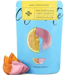 Nin Chocolate 80 gr Ruby Çikolata Kaplı Portakal Dilimi