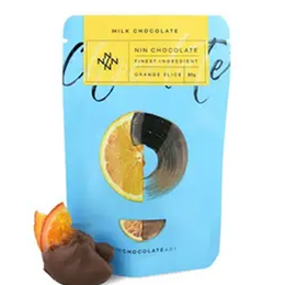 Nin Chocolate 80 gr Sütlü Çikolata Kaplı Portakal Dilimi
