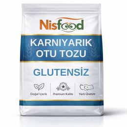NisFood 500 gr Glutensiz Karnıyarık Otu Tozu