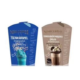 Nish 2x250 gr Nish İtalyan Karamel + Cookies Bisküvi Parçacıklı Çikolata Aromalı Toz İçecek