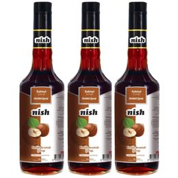 Nish 3x700 ml Fındık Aromalı Şurup