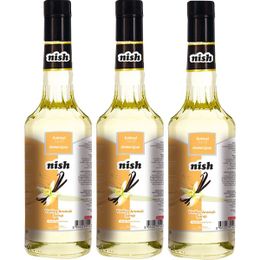 Nish 3x700 ml Vanilya Aromalı Şurup