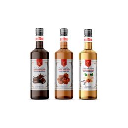 Nish 700 ml Çikolata + 700 ml Karamel + 700 ml Vanilya Aromalı Şurup
