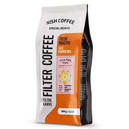 Nish Kahve 1 kg Öğütülmüş Uganda Filtre Kahve