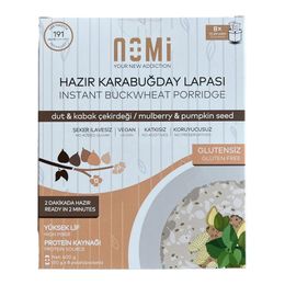 Nomi 8x50 gr Dut ve Kabak Çekirdekli Hazır Yulaf Lapası