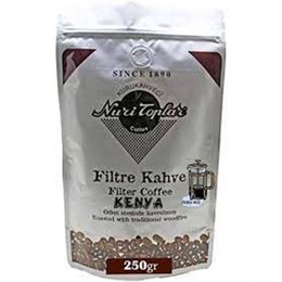 Nuri Toplar 250 gr Kenya Aa Çekirdeği Filtre Kahvesi