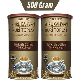 Nuri Toplar 250gr Kuru Kahve Yuvarlak Teneke Kutuda Türk Kahvesi