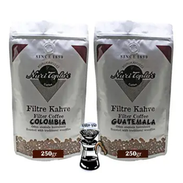 Nuri Toplar Filtre Kahve 2'li 250 gr Colombia Ve Guatemala