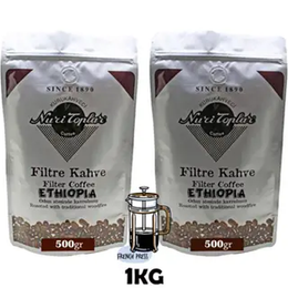 Nuri Toplar Filtre Kahve Ethiophia Sidamo 1000 gr
