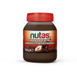 Nutas 700 gr Fındık Parçacıklı Sütlü Fındık Kreması