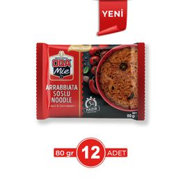 Oba Mie 12x80 gr Arrabbiata Soslu Noodle