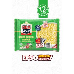OBAMİe Sebze Çeşnili 12'li Hazır Noodle