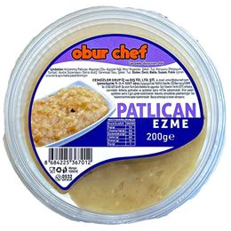 Obur Chef 200 gr Patlıcan Ezme