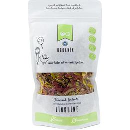 OG Natural 200 gr Organik Karışık Sebzeli Tam Buğday Şerit Makarna Linguine