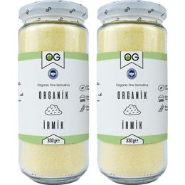 OG Natural 2x330 gr Organik Bebek İrmik