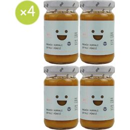 Og Natural 4x105 gr Organik Hurmalı Şeftali Püresi