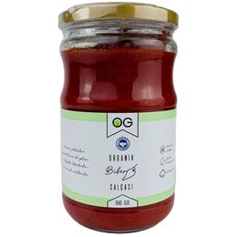 OG Natural 610 gr Organik Tuzsuz Biber Salçası
