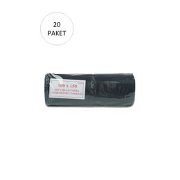 Ögem 100x150 cm 10'lu Rulo 20 Paket Hantal Boy Ağır Hizmet Çöp Torbası