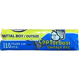 Ögem Dev Battal Boy Çöp Torbası Mavi 75 x 90 cm 10lu