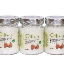 Oiliva 3x300 ml Soğuk Sıkım Hindistan Cevizi Yağı