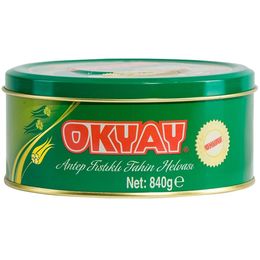Okyay 840 g Antep Fıstıklı Teneke Helva