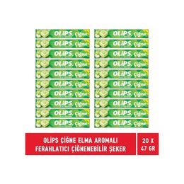 Olips 47 gr Çiğne Elma Aromalı Ferahlatıcı Çiğnenebilir Şeker