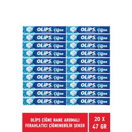 Olips 47 gr Çiğne Nane Aromalı Ferahlatıcı Çiğnenebilir Şeker