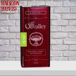 Olivalley 5 lt Ayvalık Edremit Naturel Sızma Zeytinyağı