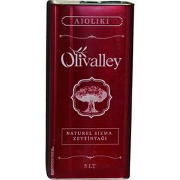 Olivalley 5 lt Soğuk Sıkım Naturel Sızma Zeytinyağı