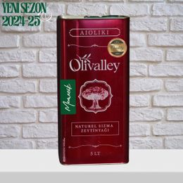 Olivalley 5 lt Soğuk Sıkım Naturel Sızma Zeytinyağı