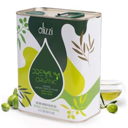 Olizzi Premium Ödüllü Natürel Sızma Erken Hasat Soğuk Sıkım 2 lt Organik Zeytinyağı