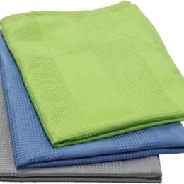 Omniclean 3'lü 40x70 cm Paket Sihirli Mikrofiber Cam ve Genel Temizlik Bezi