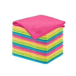 Omniclean Renkli Mikrofiber 30x40 cm 12'li Temizlik Bezi