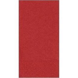 Omnipazar 100 Adet Kırmızı 33x33 cm 1/8 Garson Katlama Servis Peçetesi