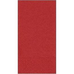 Omnipazar 100 Adet Kırmızı 33x33 cm 1/8 Garson Katlama Servis Peçetesi