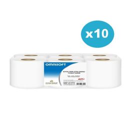 Omnisoft 10 Koli 60 Rulo Büyük İçten Çekmeli Cimri Tuvalet Kağıdı