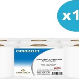Omnisoft 10 Koli 60 Rulo Büyük İçten Çekmeli Cimri Tuvalet Kağıdı
