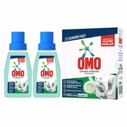 OMO 2x400 ml Çam Esintisi Derinlemesine Hijyen Çamaşır Makinesi Temizleyicisi