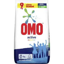 Omo 2x9 kg Beyazlar ve Renkliler Active Toz Çamaşır Deterjanı