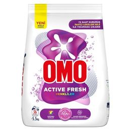 Omo Active Fresh Renkliler İçin 5.5 kg Toz Çamaşır Deterjanı
