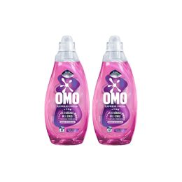 Omo Express Fresh Capcanlı Renkler Renkli ve Siyahlar 2x1480 ml Çamaşır Deterjanı