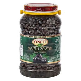 Öncü 2 kg xs Yağlı Siyah Zeytin Pet