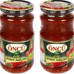 Öncü 2x360 gr Cam Acı Biber Salçası