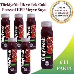 Only 250 ml Taze Soğuk Sıkım Fresh Nar Suyu
