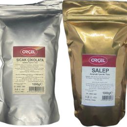 Orçel 1 kg Sıcak Çikolata + 1 kg Salep