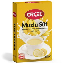 Orçel 200 gr Muzlu Süt Aromalı İçecek Tozu