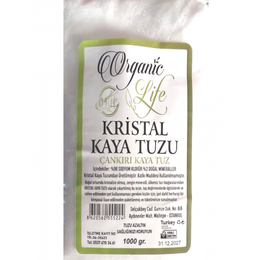 Organic Life 1 kg Çankırı Kaya Tuzu